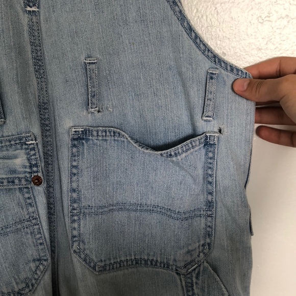 Lightwash Jean Overalls - Picture 3 of 5